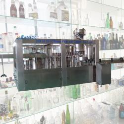 Soda beverage filling machine in plastic bottle