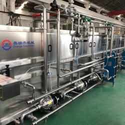 Beer filling machine line in glass bottle
